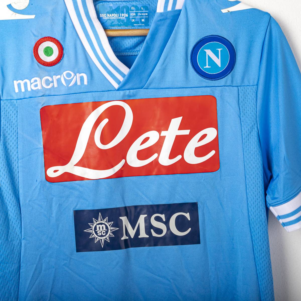 Maglia Home Napoli Macron Cavani n7 2012/2013