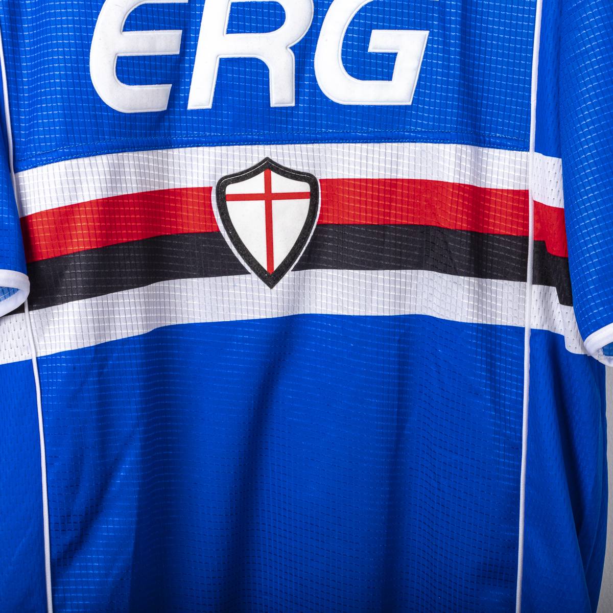maglia home sampdoria asics Bazzani 9 2002/2003