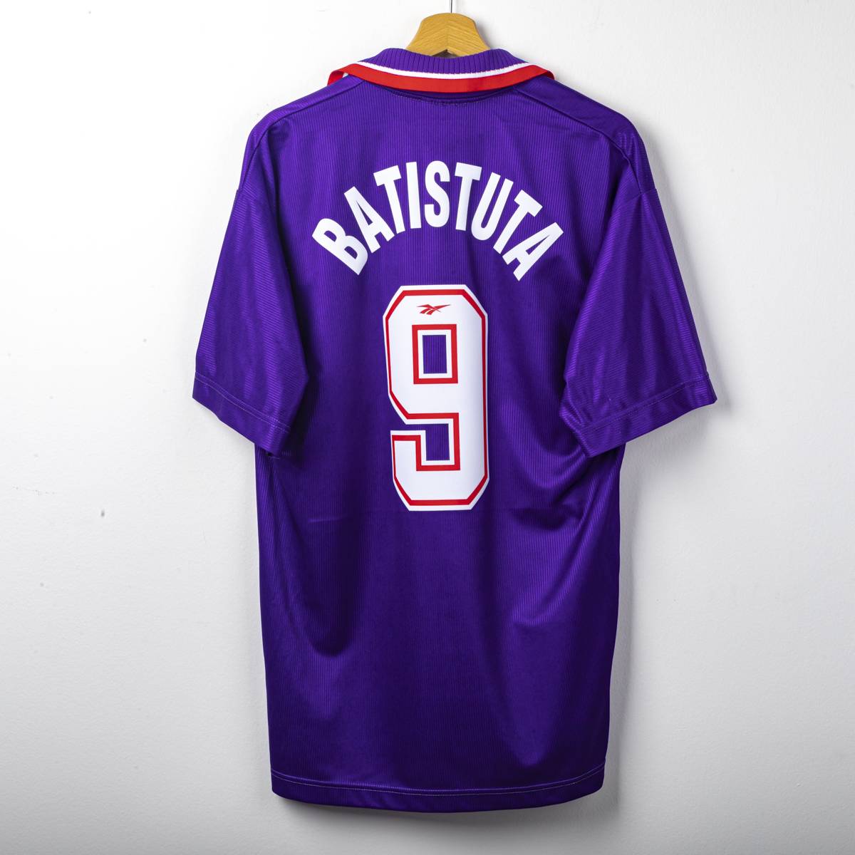 maglia home fiorentina reebook sammontana batistuta 9 1996/1997