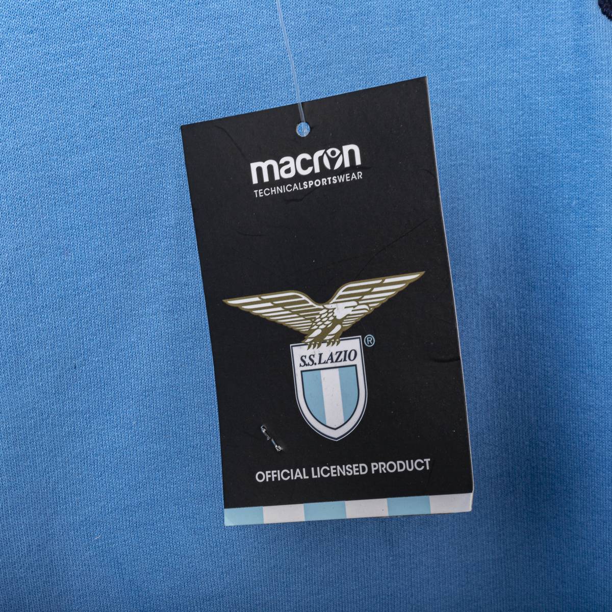 Felpa Cappuccio Celeste Macron Lazio 2012/2013