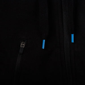 Felpa bambino Lazio nera full zip con cappuccio 2019/2020