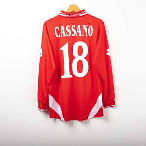 maglia home Bari Lotto Cassano n18 ml 2000/2001