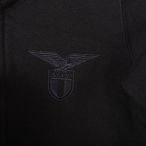 Felpa Lazio Macron Bambino Full Zip Nera 2020/2021
