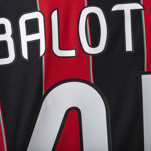 maglia home milan Adidas balotelli 45 2012/2013