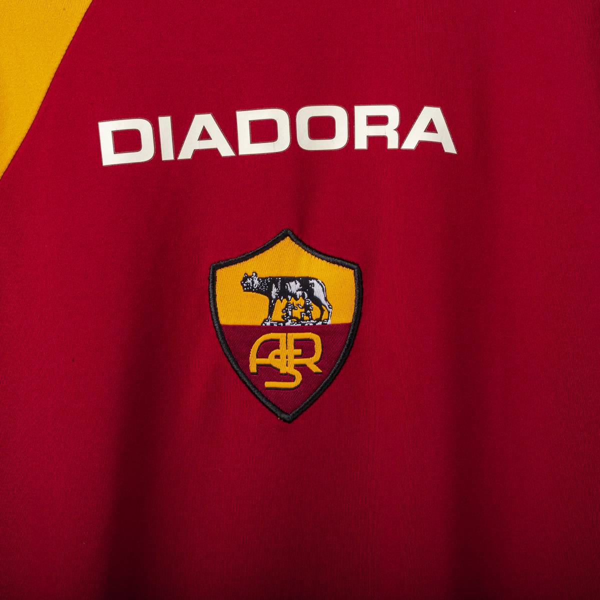 Maglia Home As Roma Diadora Mancini n30 2005/2006