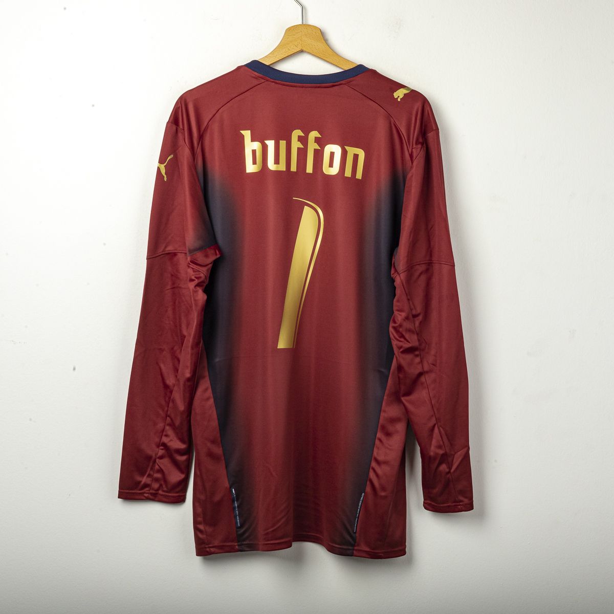 maglia italia puma buffon n1 ml con cartellino 2006