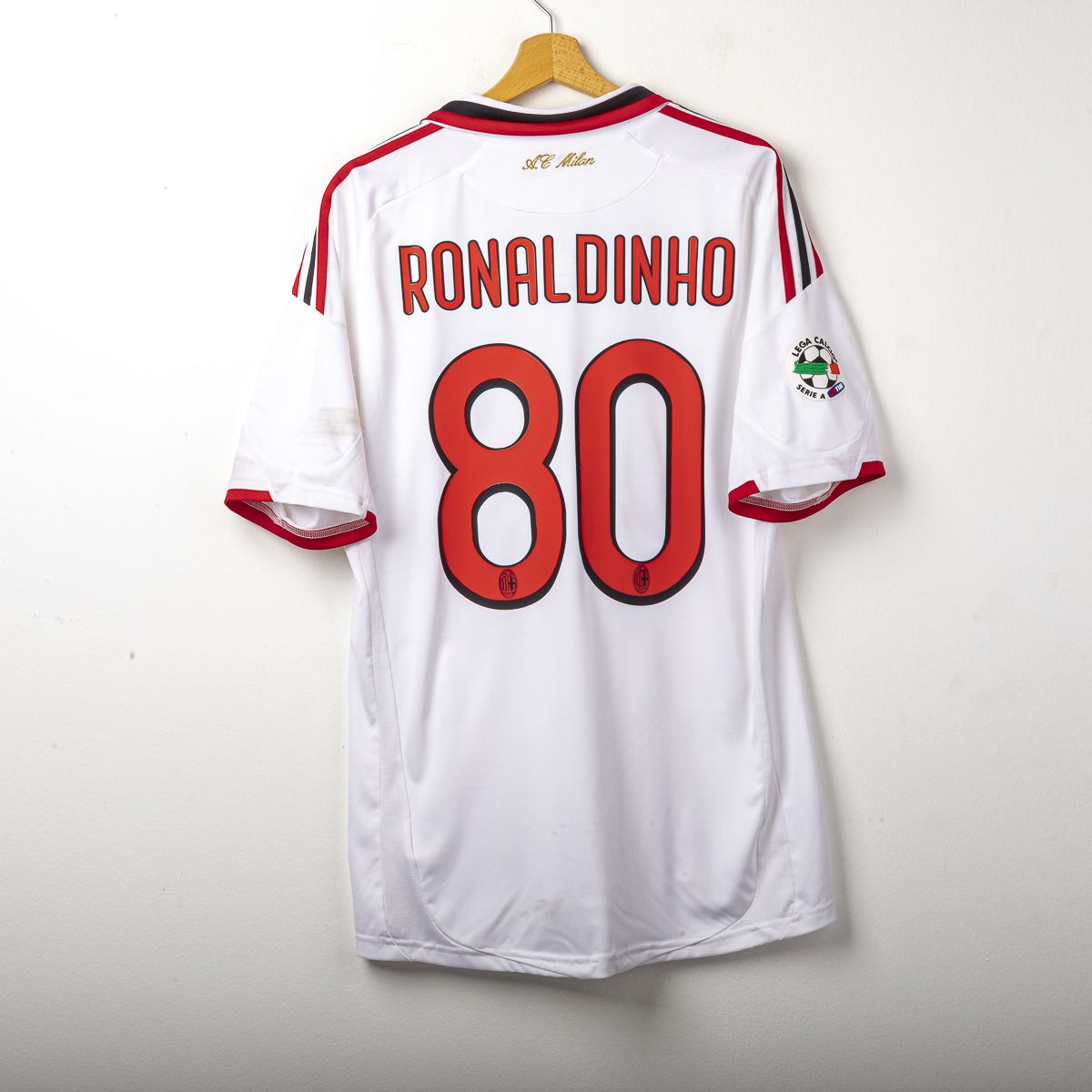 maglia away milan Adidas Ronaldinho 80 mc 2007/2008