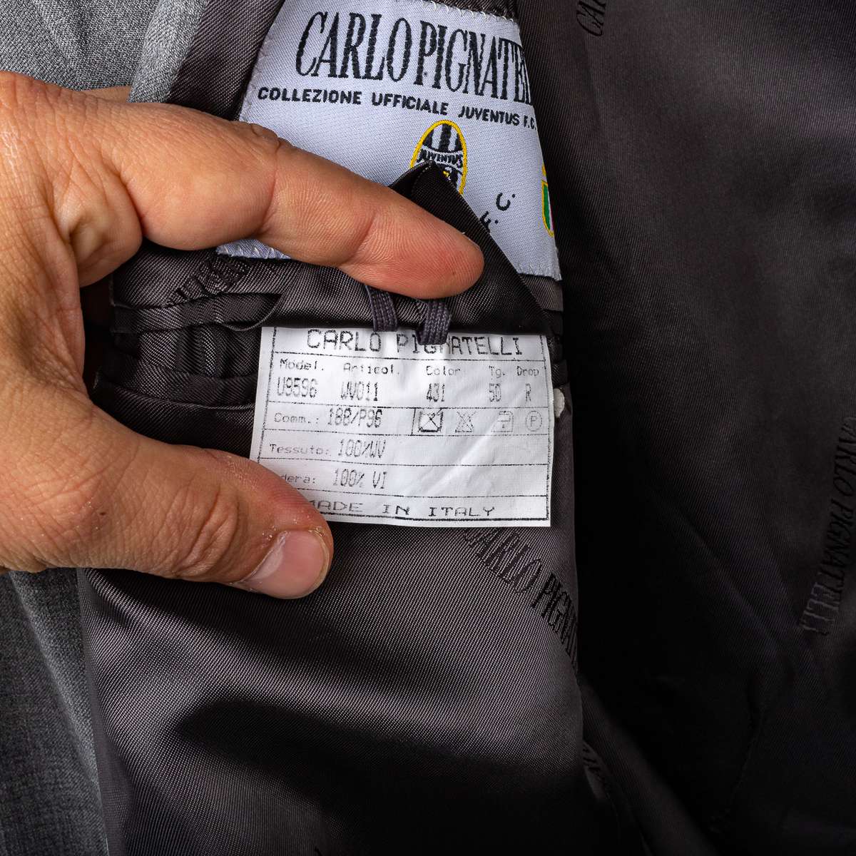 Giacca Abito Juventus Tessuto Loro Piana 1995/1996