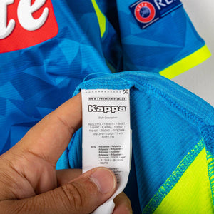 Maglia home uefa Ssc Napoli Kappa Hamsik 17 2018/2019