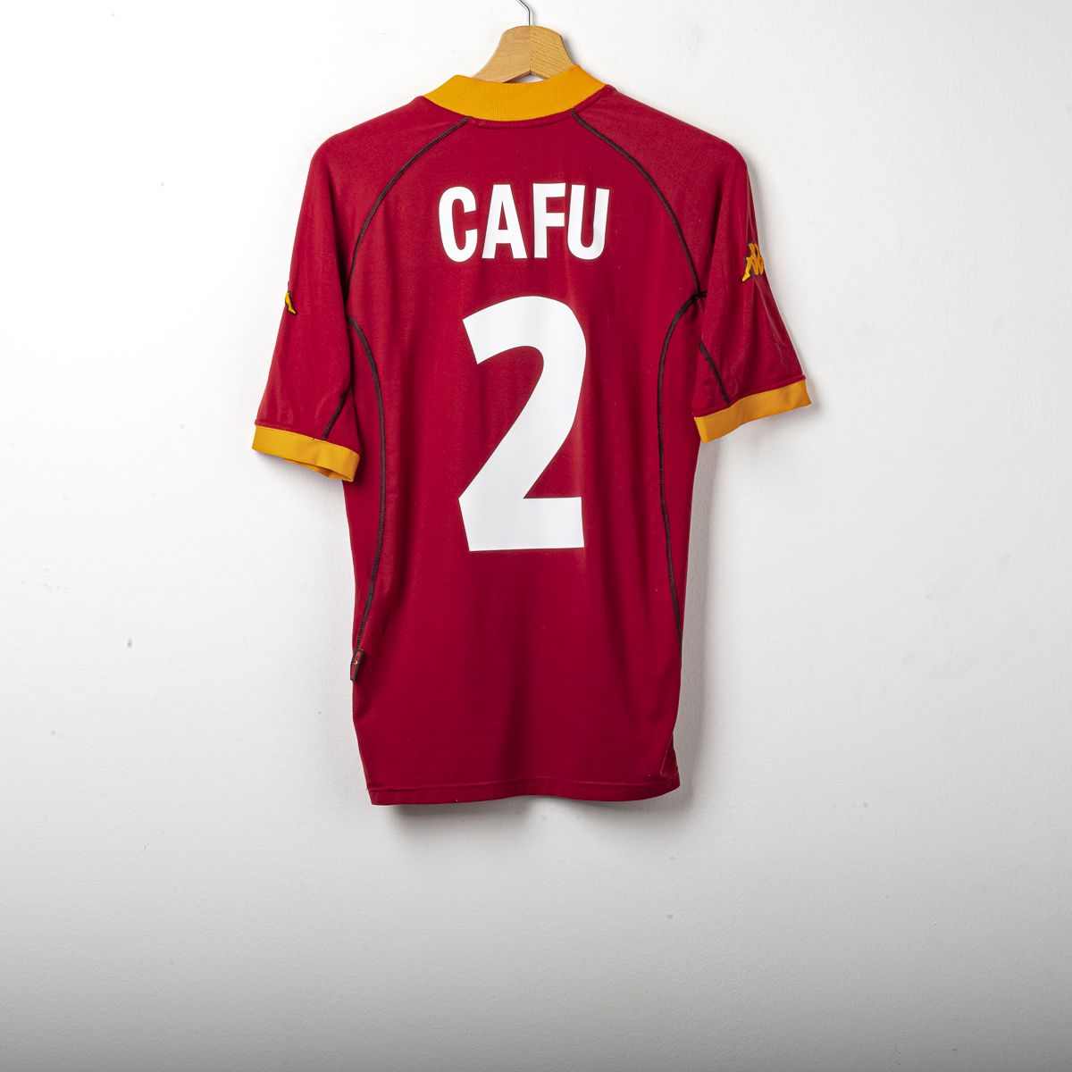 Maglia Home As Roma Kappa Cafu n2 2001/2002