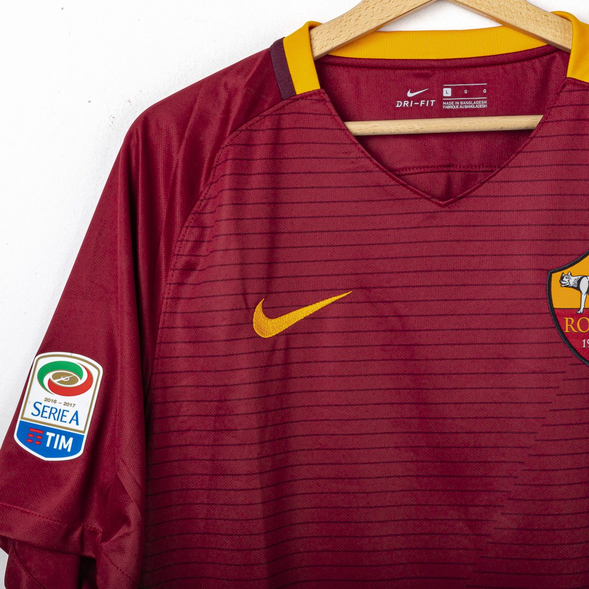 maglia home as roma nike totti 10 2016/2017