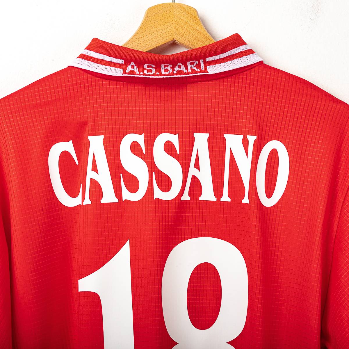 maglia home Bari Lotto Cassano n18 ml 2000/2001