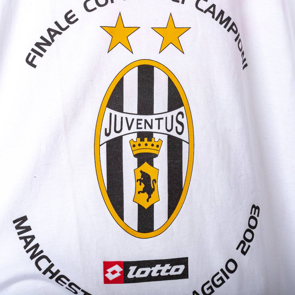 Juventus Lotto Champions League Final T-shirt 2002/2003