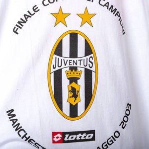 Juventus Lotto Champions League Final T-shirt 2002/2003