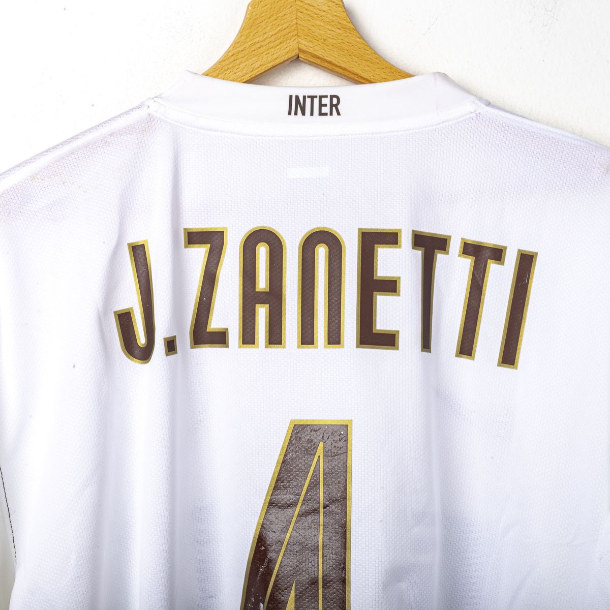 Maglia Ucl Away Inter Nike Zanetti n4 2008/2009