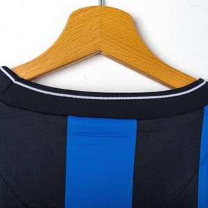 Inter Milan Nike Zanetti 4 UEFA 2009/2010 Home Shirt