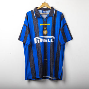 Maglia Home Inter Umbro Pirelli Zanetti n4 1996/1997