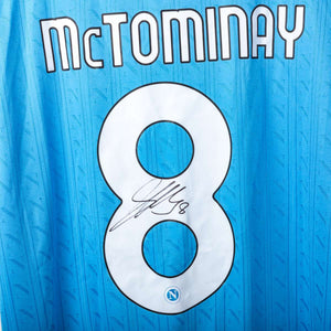 Maglia Home Napoli EA7 Mc Tominay 8 Autografata 2025/2026