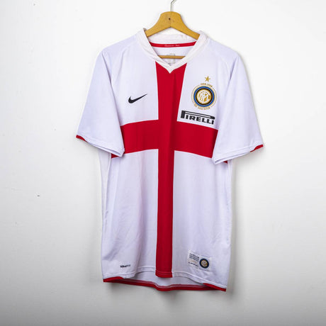Inter Milan Nike Pirelli Zanetti 4 Away Shirt 2007/2008