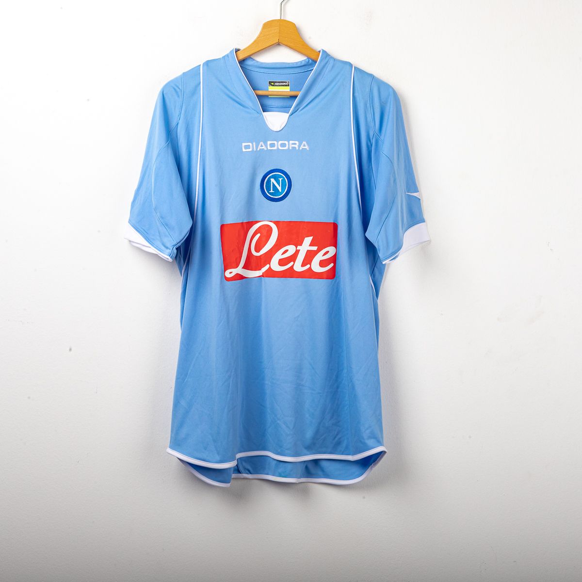 Maglia Home Diadora Ssc Napoli Lavezzi n7 2007/2008