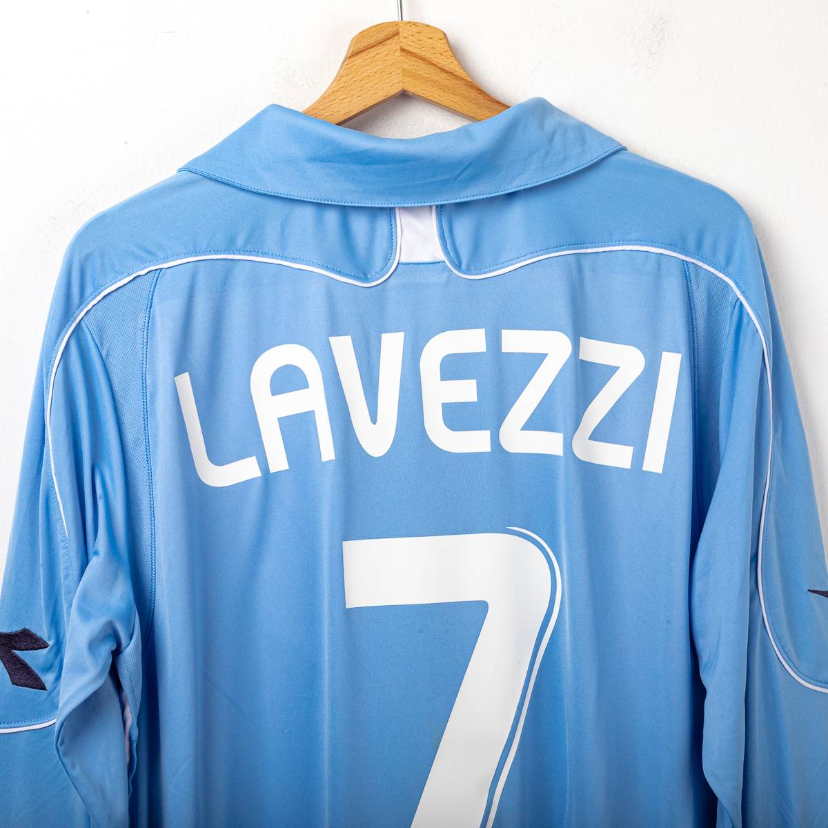 Maglia Home Ssc Napoli Diadora Lavezzi 7 ml 2008/2009