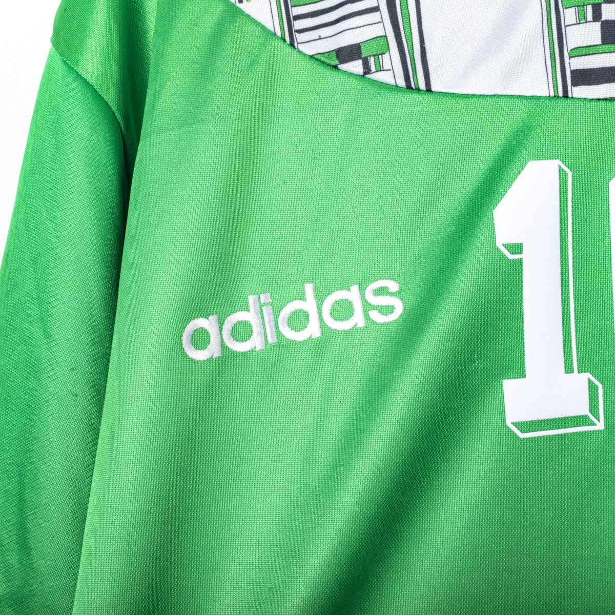 Nigeria Adidas Okocha 10 Home Shirt, 1994 World Cup USA