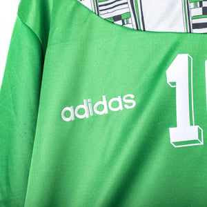 Nigeria Adidas Okocha 10 Home Shirt, 1994 World Cup USA