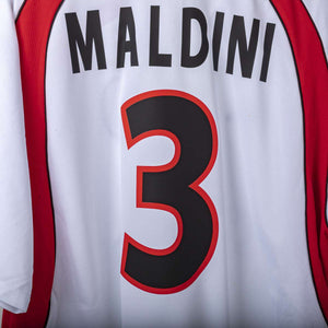 AC Milan Away Shirt Adidas Opel Maldini 3 2001/2002
