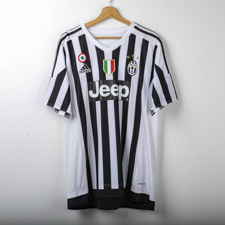Maglia home Juventus Adidas Jeep Chiellini 3 2015/2016
