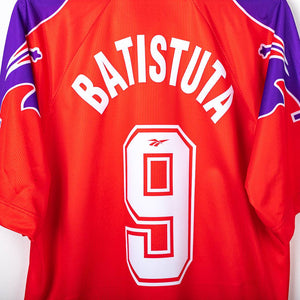 Maglia Third Rossa Fiorentina Reebok Batistuta 9 1996/1997