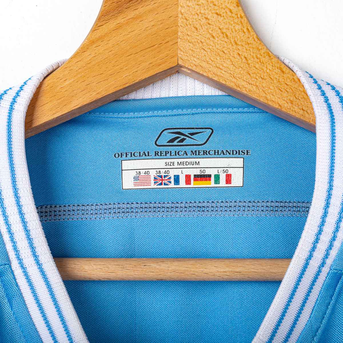 Manchester City Reebok First Advice Home Shirt 2003/2004