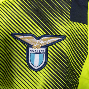 giacca allenamento bambino lazio gialla fluo 2020/2021