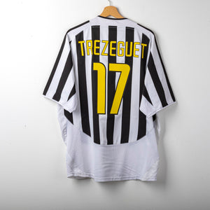 Maglia Home Juventus Nike Fastweb Trezeguet 17 2003/2004