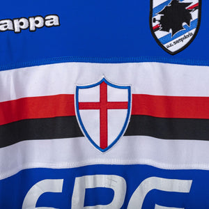 maglia home sampdoria kappa flachi 10 2005/2006