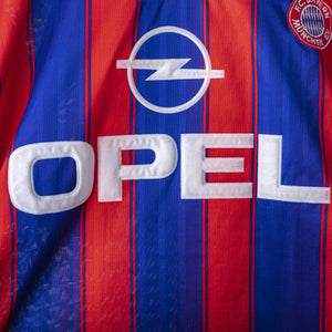 maglia home bayern monaco adidas opel 1996/1997