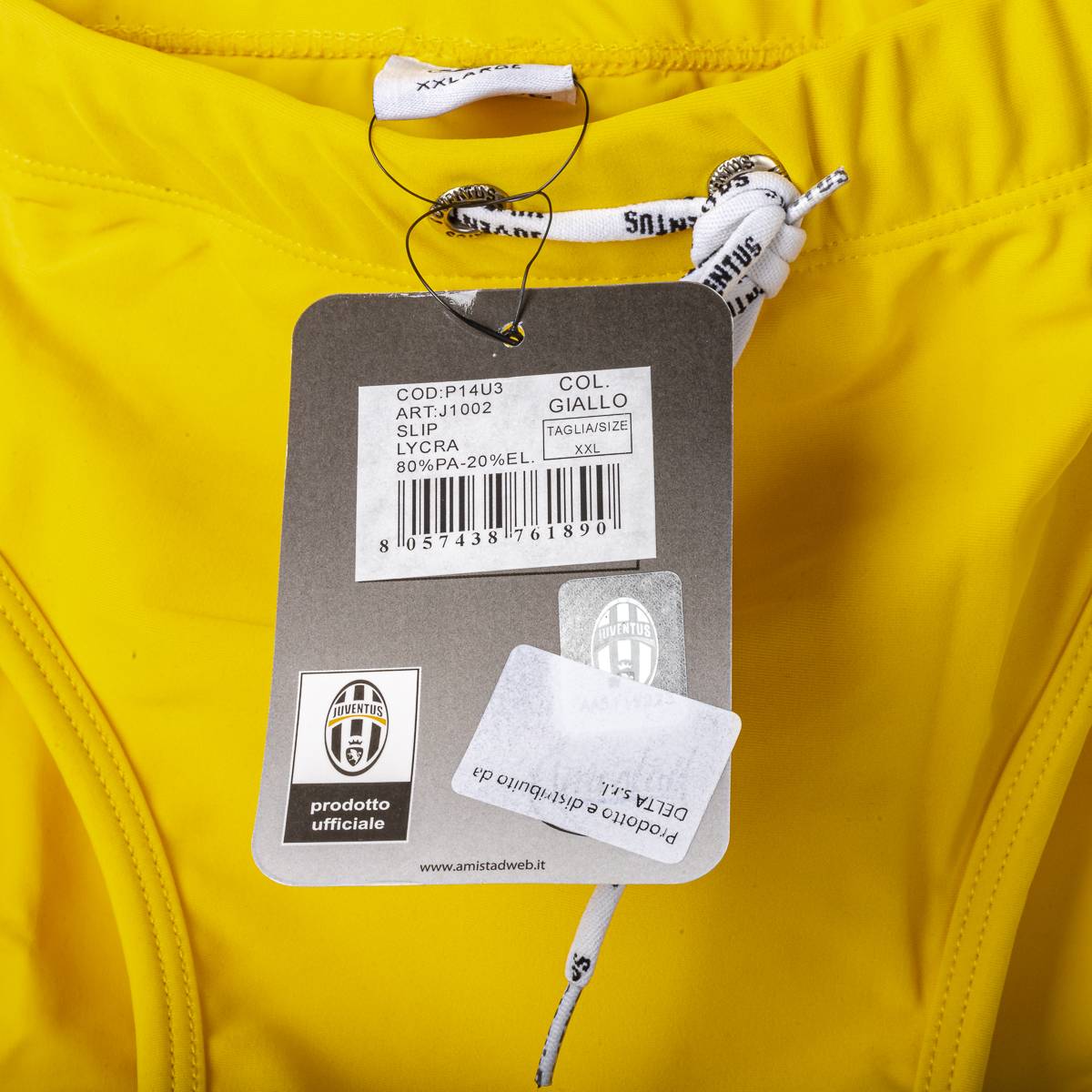 Costume Slip Juventus Giallo Uomo