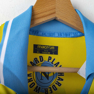 Maglia Third Napoli Macron Lete Cavani 7 UCL 2011/2012