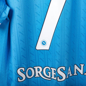Maglia Napoli Home EA7 Neres 7 Finale Supercoppa 2025/2026