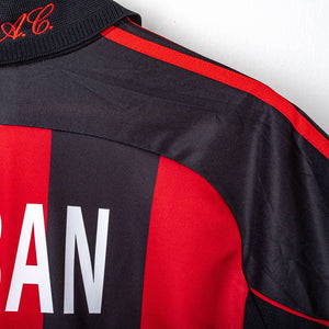 Maglia Home Milan Adidas Boban 10 2001/2002