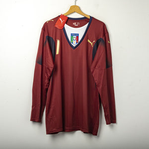 maglia italia puma buffon n1 ml con cartellino 2006