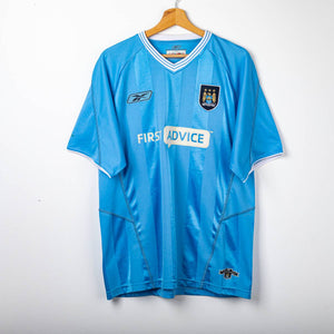 Manchester City Reebok First Advice Home Shirt 2003/2004