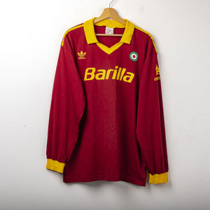 maglia home roma adidas barilla 1991/1992 ml