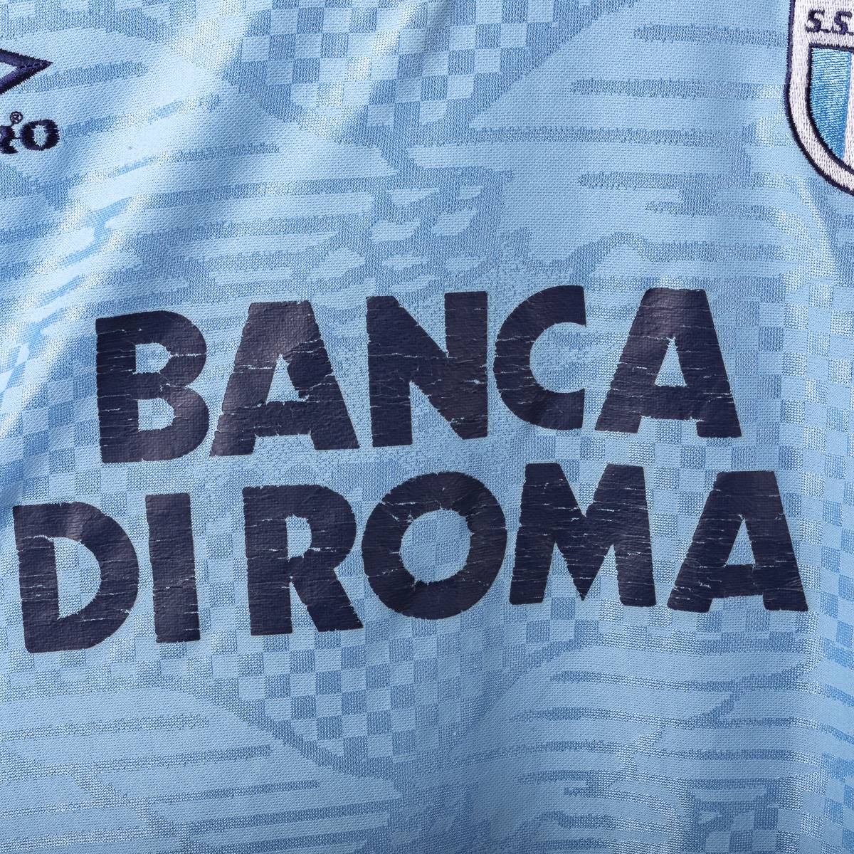 Maglia Home Lazio Umbro Signori 11 Banca di Roma 1995/1996