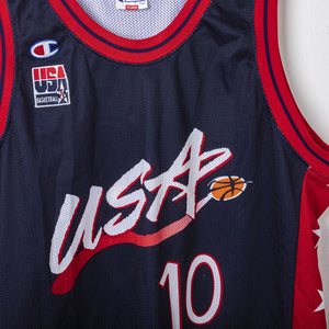Completo USA Basketball Champion Miller 10 Atlanta 1996