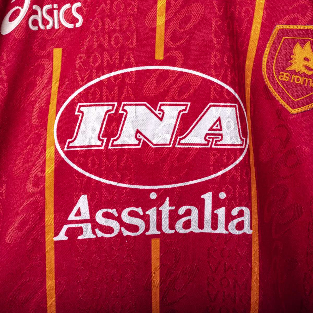 Maglia Home Roma Asics Aldair n6 1996/1997