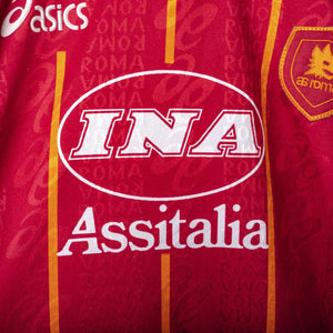Maglia Home Roma Asics Aldair n6 1996/1997