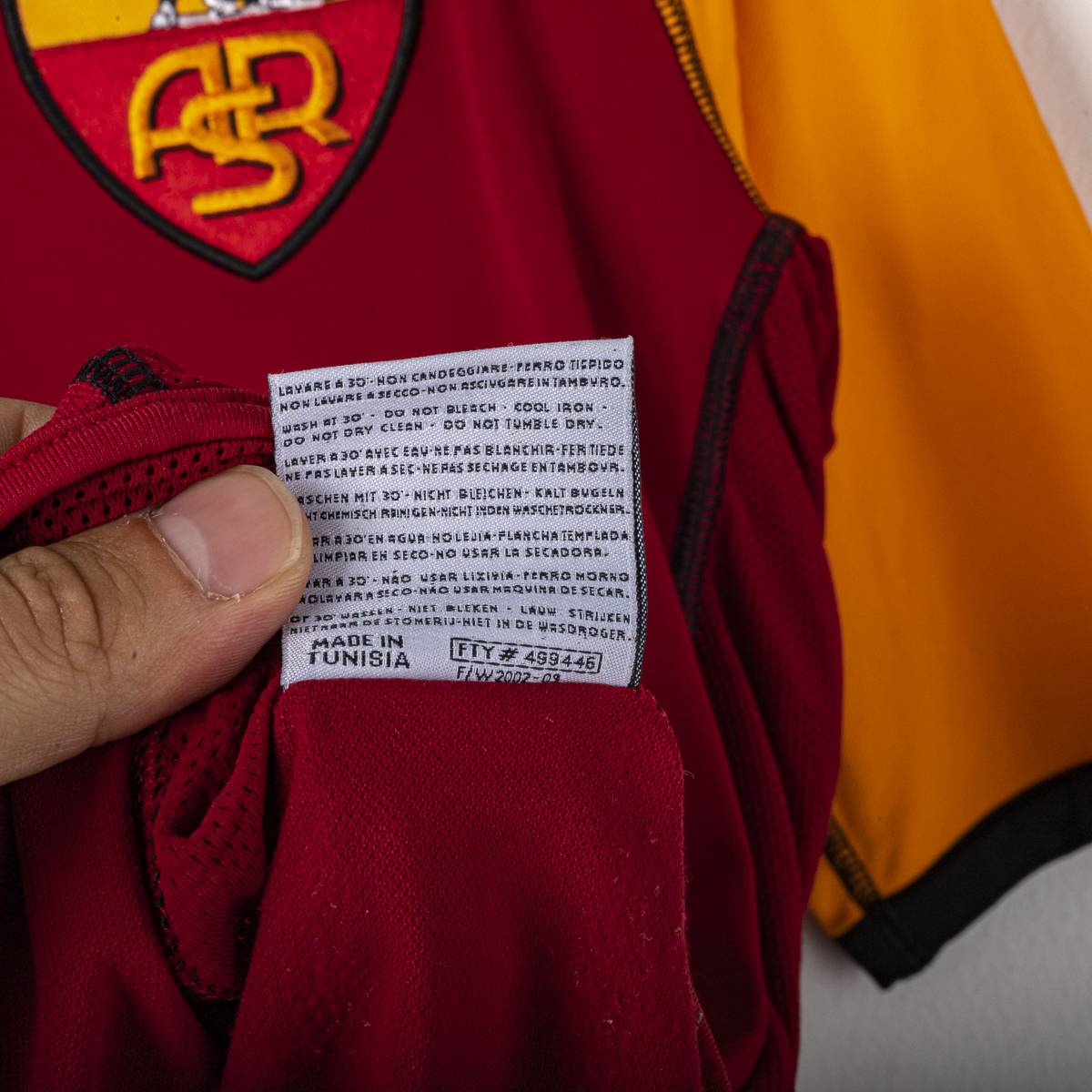 Maglia Uefa As Roma Kappa 2002/2003