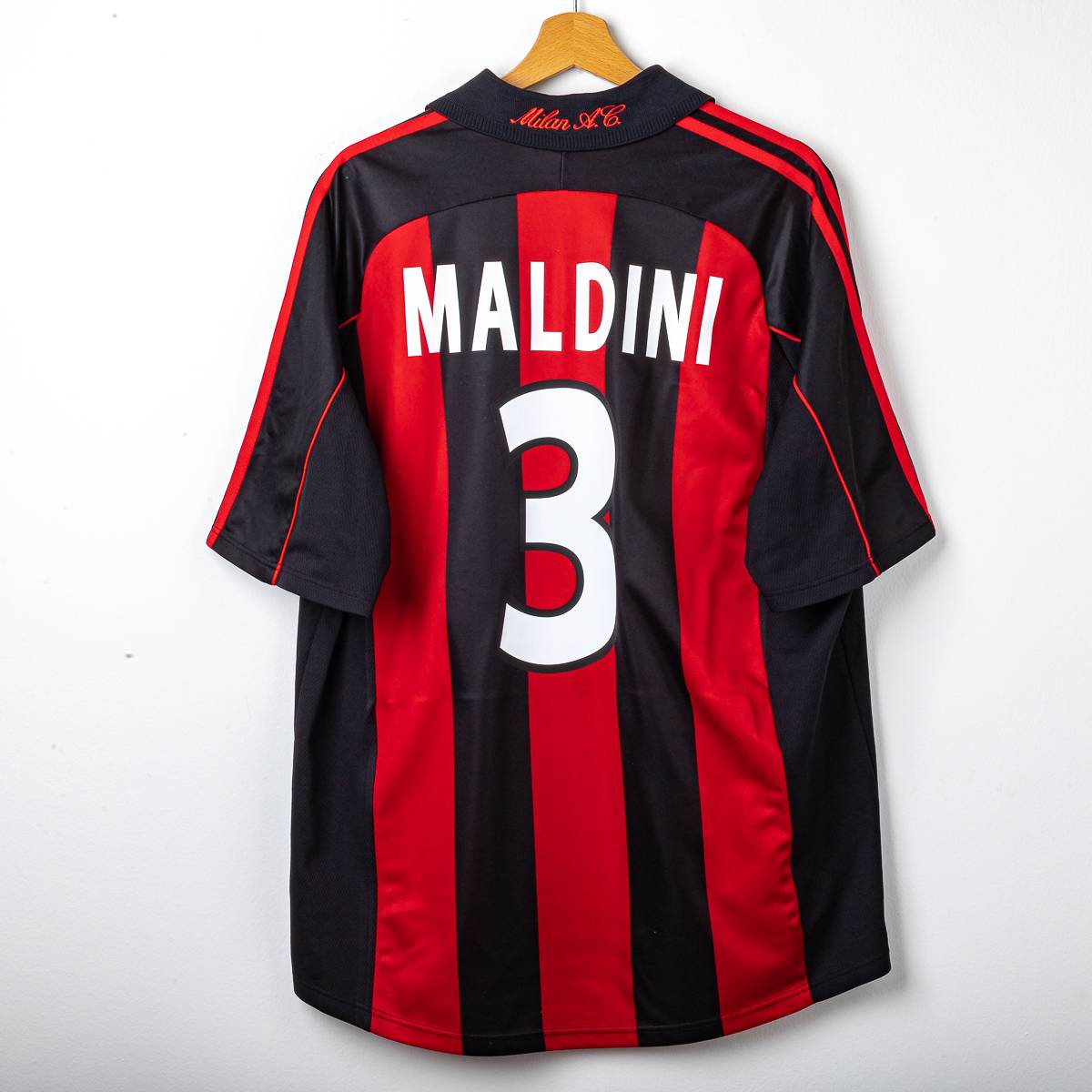 Milan Adidas Maldini 3 1998/1999 Home Shirt
