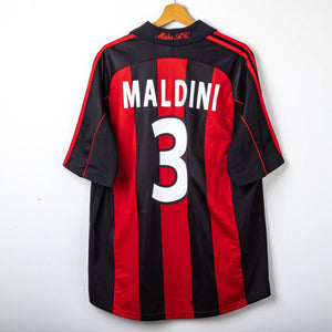 Milan Adidas Maldini 3 1998/1999 Home Shirt