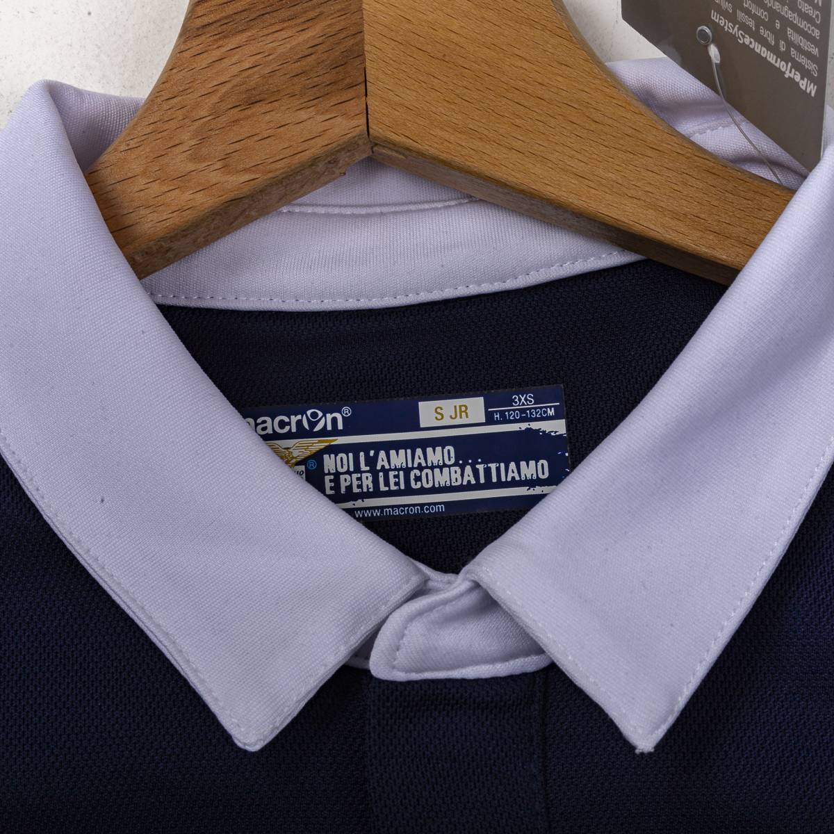 maglia finale coppa italia lazio macron bambino 2016/2017